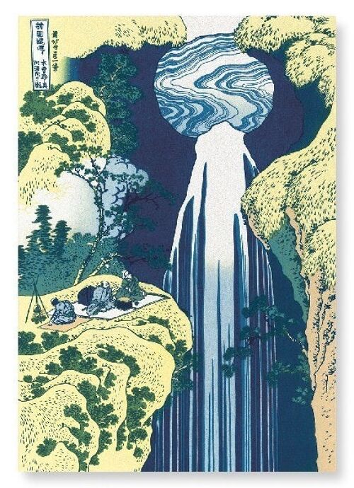 AMIDA FALLS Japanese Art Print