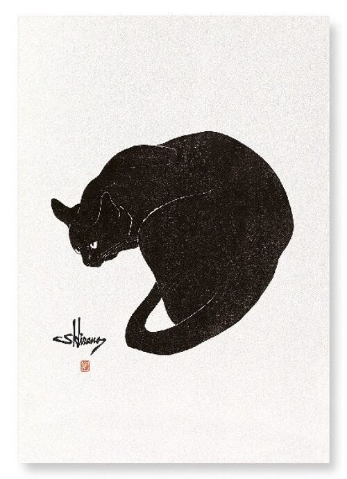 CAT NO.3 Japanese Art Print