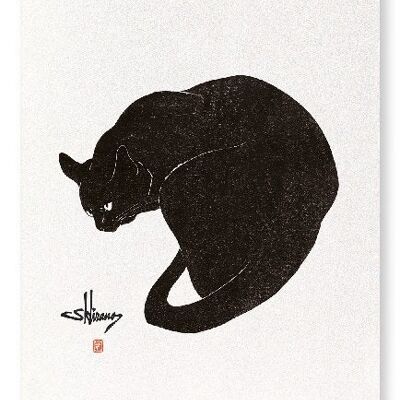 CAT NO.3 Japanese Art Print