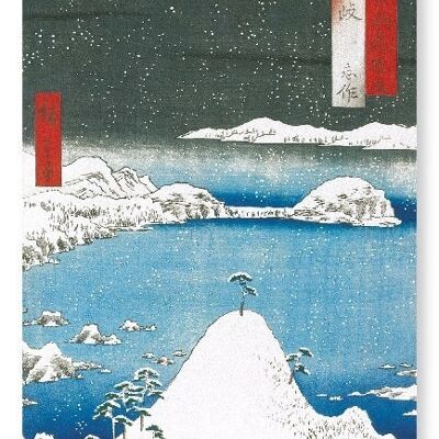 SNOW AT IKI PROVINCE Japanese Art Print