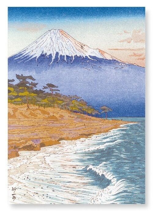 MOUNT FUJI FROM THE COAST OF HAGOROMO Japanese Art Print