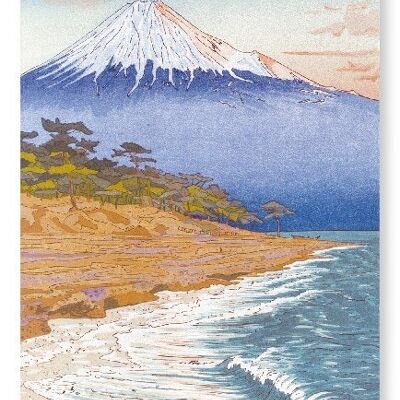 MOUNT FUJI VON DER KÜSTE VON HAGOROMO Japanischer Kunstdruck