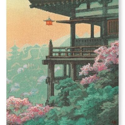 KIYOMIZU TEMPLE 1930  Japanese Art Print