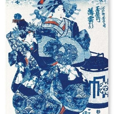 COURTESAN USUGUMO Japanese Art Print