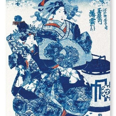 COURTESAN USUGUMO Japanese Art Print