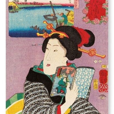 VOGLIA DI LEGGERE IL PROSSIMO VOLUME Stampa d'arte giapponese
