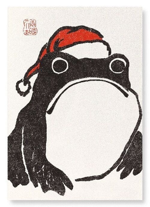 CHRISTMAS FROG Japanese Art Print