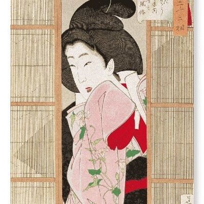 APARECIENDO INQUISITIVO 1888 Japonés Lámina artística