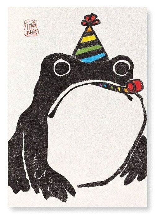 PARTY FROG Japanese Art Print