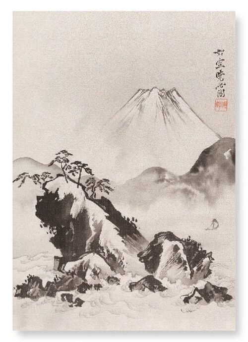 KYOSAI MOUNT FUJI C.1887  Japanese Art Print