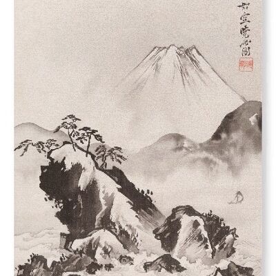 KYOSAI MOUNT FUJI C.1887 Stampa artistica giapponese