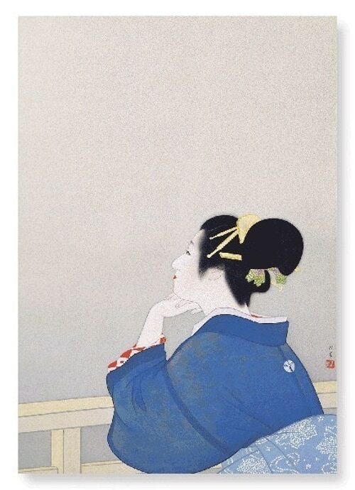 WAITING FOR THE MOON TO RISE 1944  Japanese Art Print