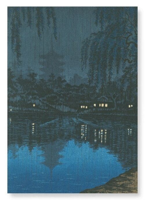 POND OF SARUSAWA LAKE 1941  Japanese Art Print