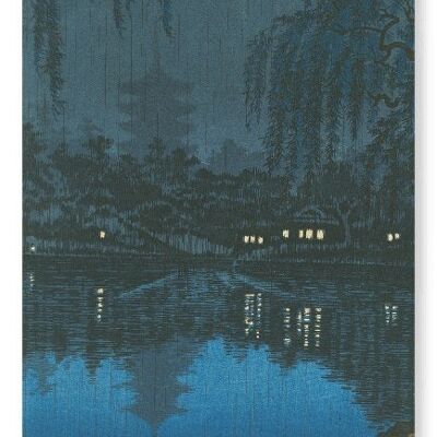 POND OF SARUSAWA LAKE 1941  Japanese Art Print