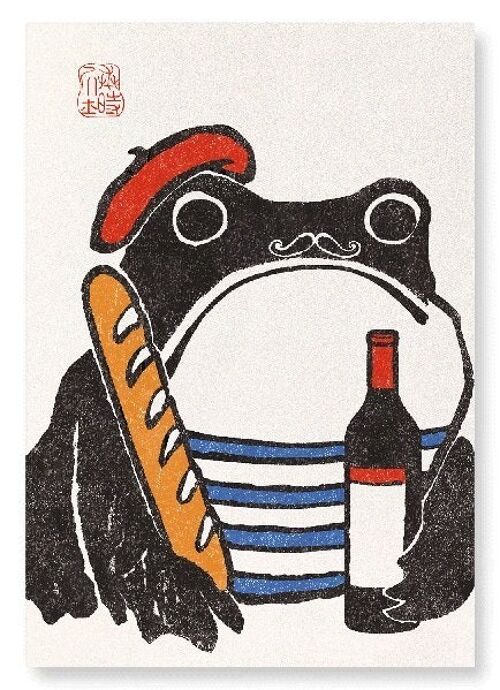 FRENCH FROG Japanese Art Print