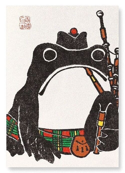 SCOTTISH FROG Japanese Art Print