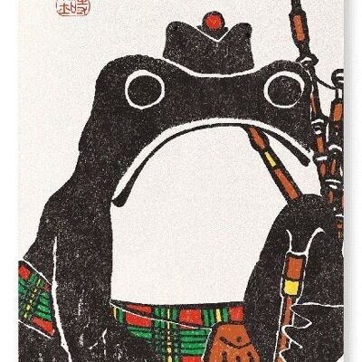 SCOTTISH FROG Japanese Art Print