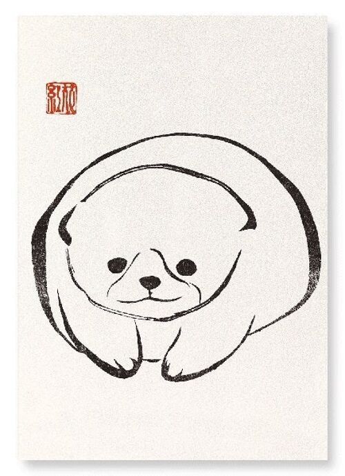 PUPPY C.1800  Japanese Art Print