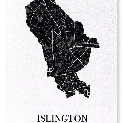 RECORTE DE ISLINGTON (OSCURO): Lámina artística