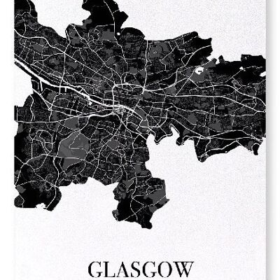 RECORTE DE GLASGOW (OSCURO): Lámina artística