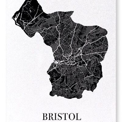 BRISTOL CUTOUT (DARK): Art Print