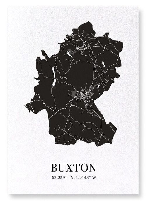 BUXTON CUTOUT (DARK): Art Print