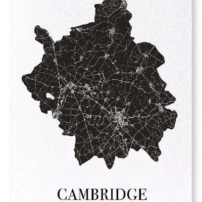 CAMBRIDGE AUSSCHNITT (DUNKEL): Kunstdruck