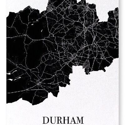 DURHAM CUTOUT (DARK): Art Print