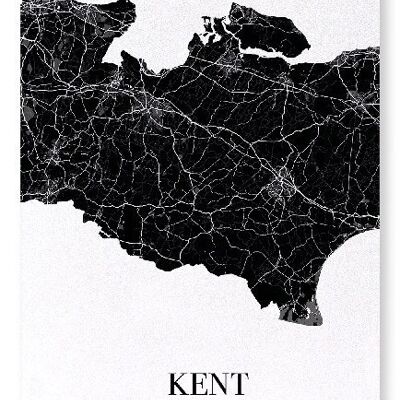KENT CUTOUT (DARK): Art Print