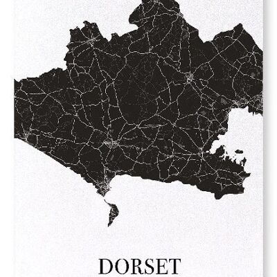 DORSET AUSSCHNITT (DUNKEL): Kunstdruck