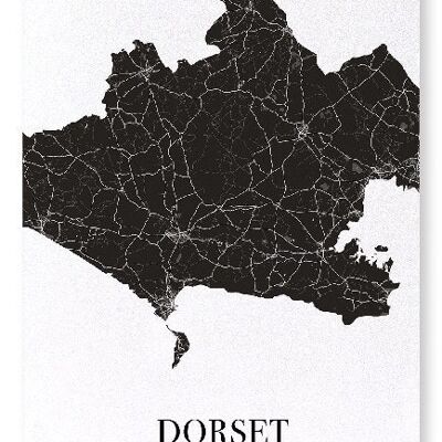 DORSET CUTOUT (DARK): Art Print