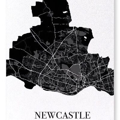 RECORTE DE NEWCASTLE (OSCURO): Lámina artística