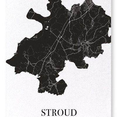 STROUD  CUTOUT (DARK): Art Print