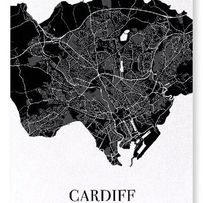 CARDIFF CUTOUT (SCURO): Stampa artistica