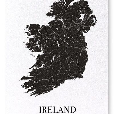 RECORTE DE IRLANDA (OSCURO): Lámina artística