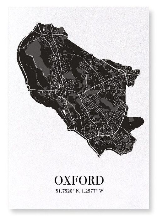 OXFORD CUTOUT (DARK): Art Print