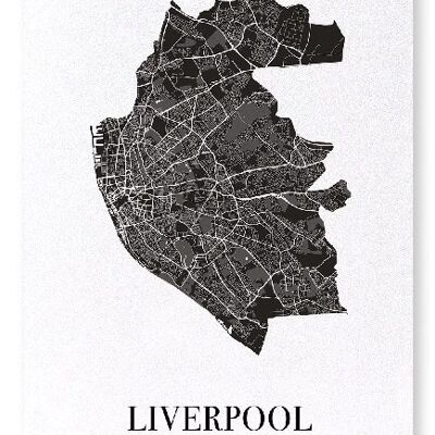 LIVERPOOL AUSSCHNITT (DUNKEL): Kunstdruck