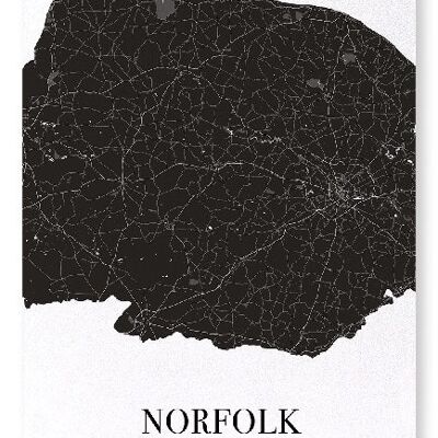 RECORTE DE NORFOLK (OSCURO): Lámina artística