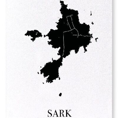 SARK CUTOUT (FONCÉ): Impression artistique