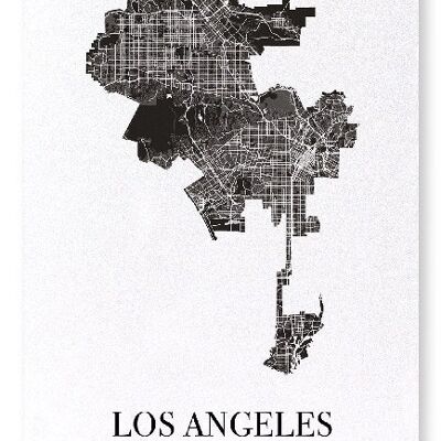 LOS ANGELES CUTOUT (SCURO): Stampa artistica