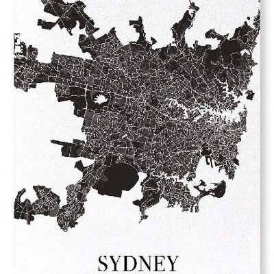 RECORTE DE SYDNEY (OSCURO): Lámina artística