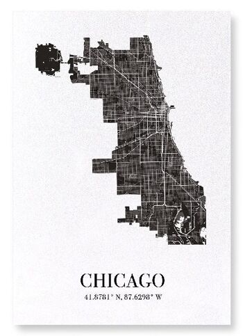 DÉCOUPE DE CHICAGO (FONCÉ): Impression artistique 1