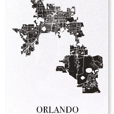 ORLANDO CUTOUT (FONCÉ): Impression artistique