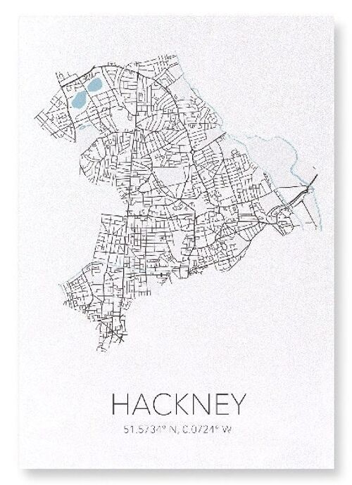 HACKNEY CUTOUT Art Print