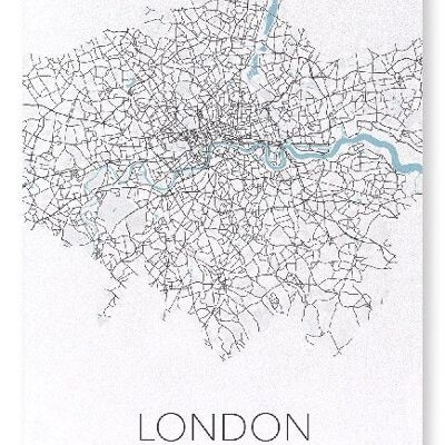 LONDON CUTOUT (LIGHT): Art Print