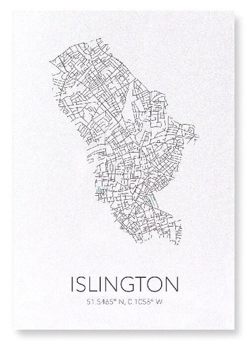 ISLINGTON CUTOUT (LIGHT): Art Print