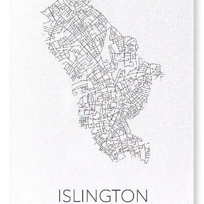 ISLINGTON AUSSCHNITT (LICHT): Kunstdruck