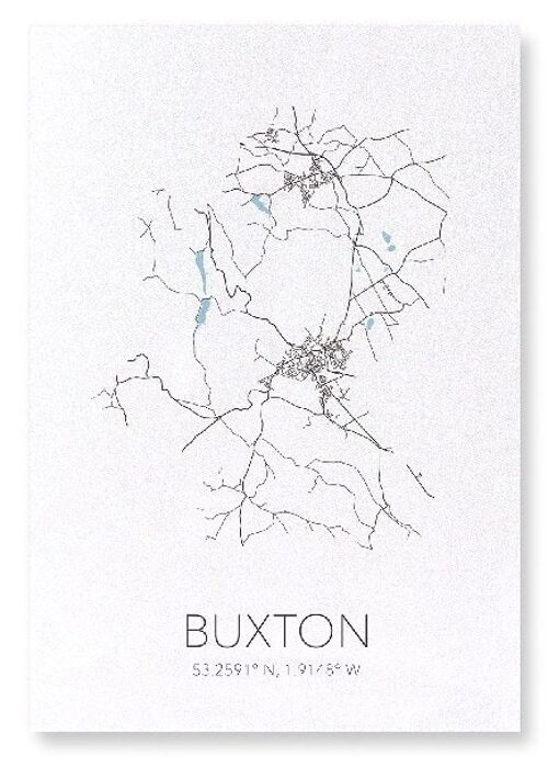 BUXTON CUTOUT (LIGHT): Art Print