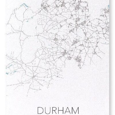 DURHAM CUTOUT (LIGHT): Art Print
