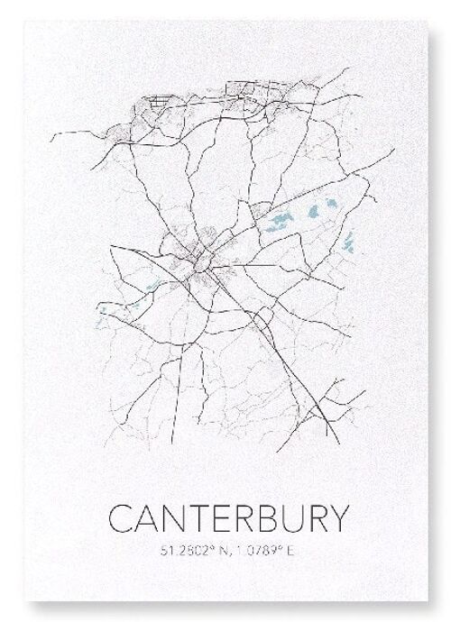 CANTERBURY CUTOUT (LIGHT): Art Print
